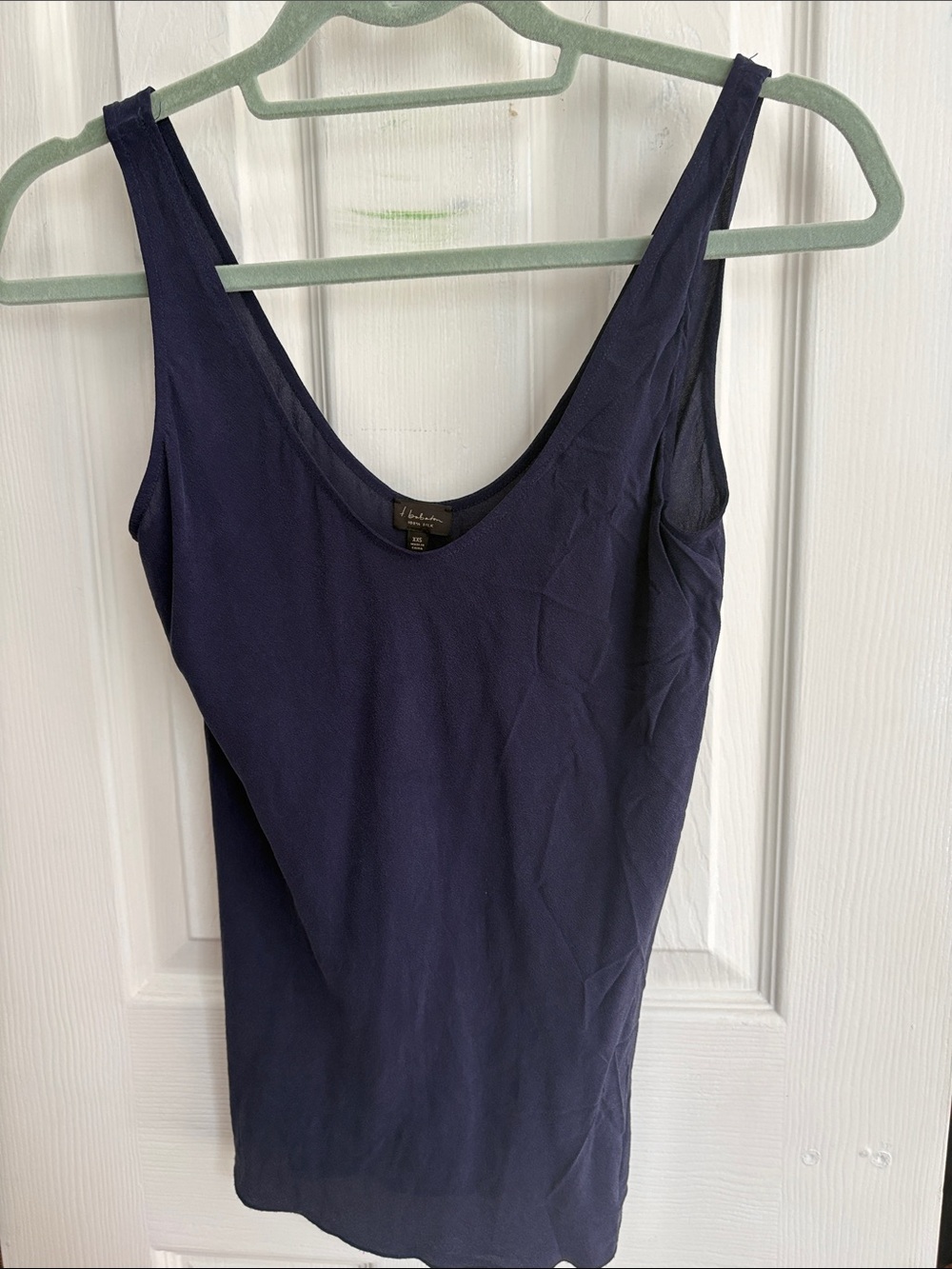 Babaton Navy Scoop Neck Camisole Tank
